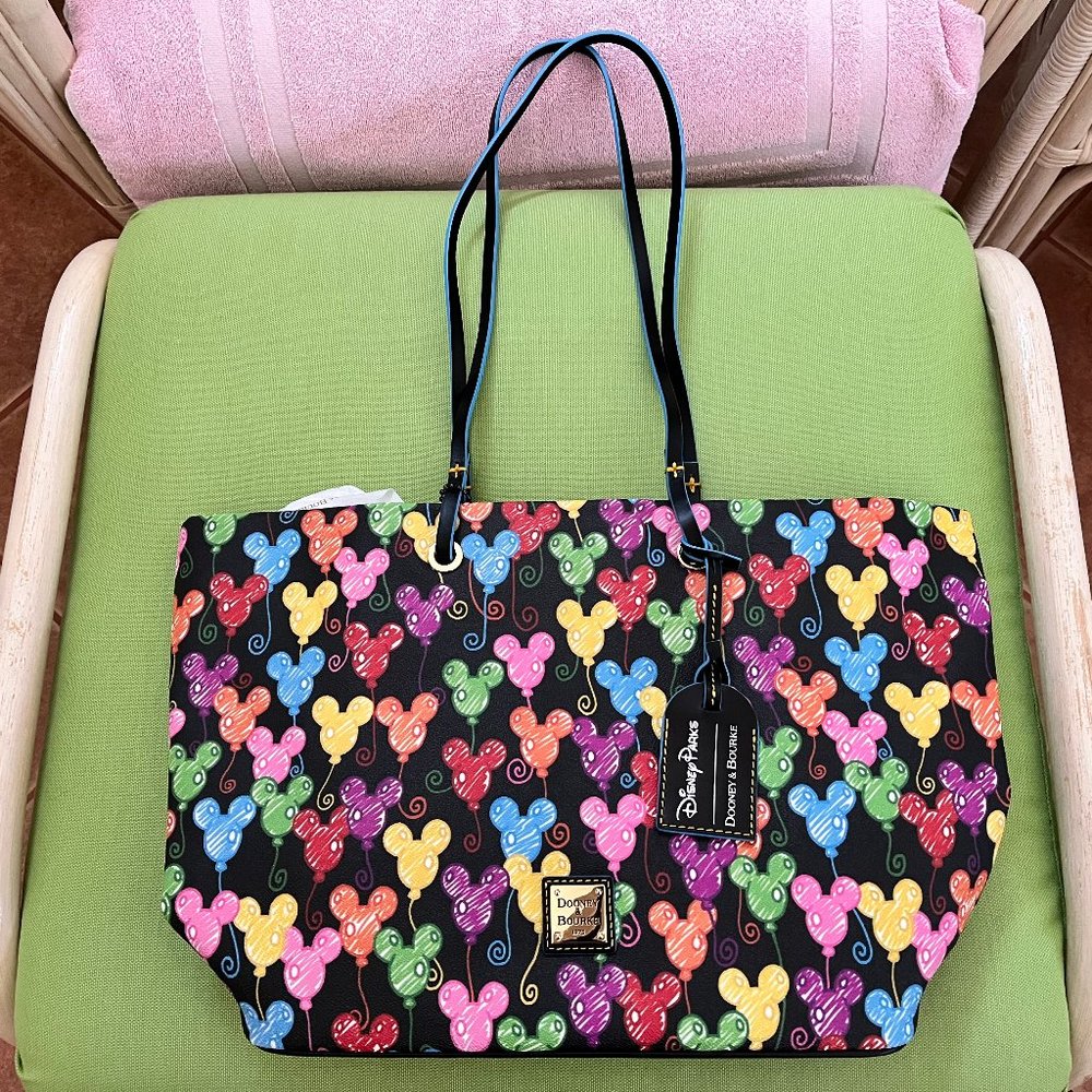 DISNEY DOONEY & BOURKE 10TH ANNIVERSARY BALLONS TOTE
